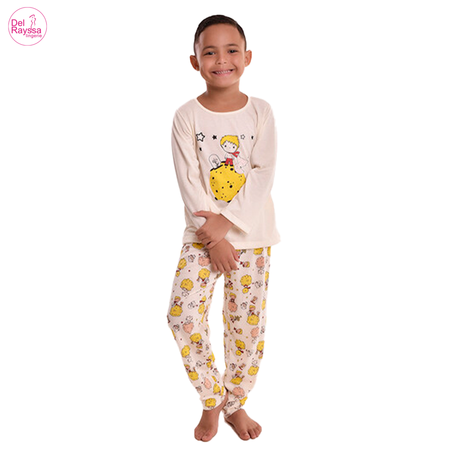 Pijama Masculino Infantil Longo  – Ref: 140850 - Del Rayssa