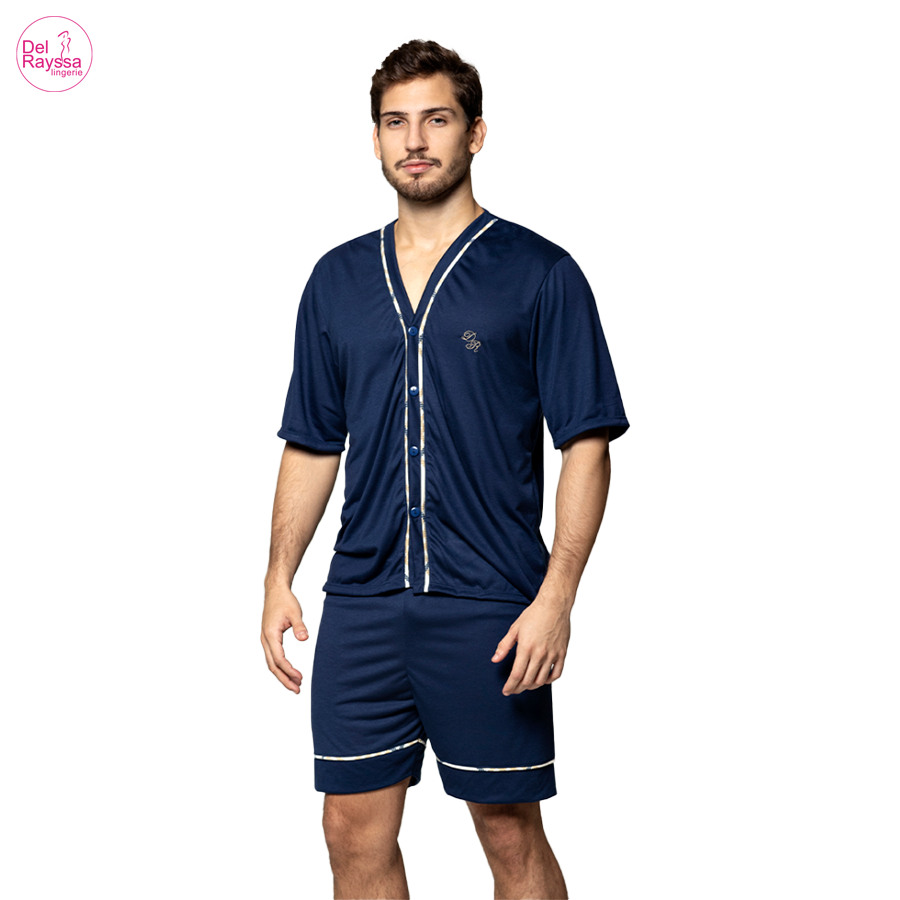 Pijama Misael Curto Adulto – Ref: 120181 - Del Rayssa