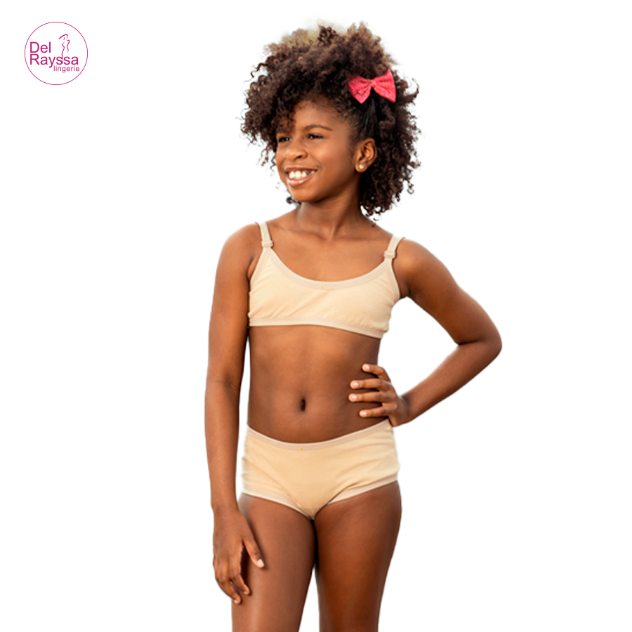 Conjunto Menina Moça reforçado – Ref:130552 - Del Rayssa