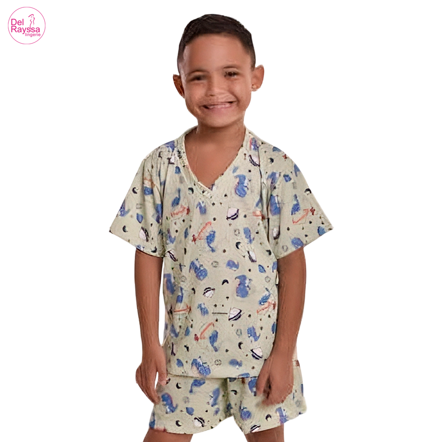 Pijama Infantil Masculino – Ref: 140853 - Del Rayssa